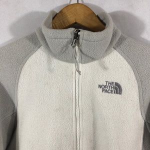 The North Face Gray/White Fleece